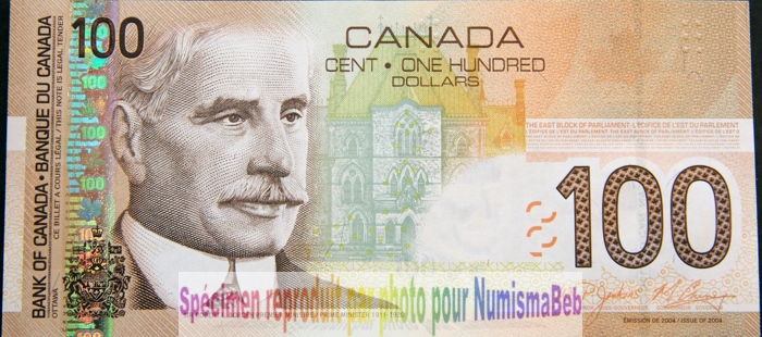 100 Dollars 2004 Canada