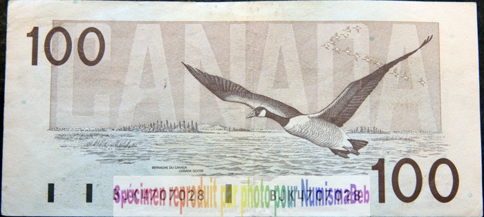 100 Dollars 1988 Canada