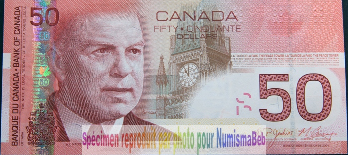 50 Dollars 2004 Canada 50 Dollars 2004 Canada