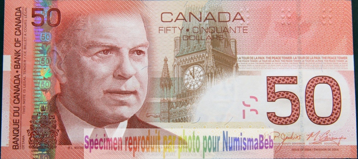 50 Dollars 2004 Canada 50 Dollars 2004 Canada