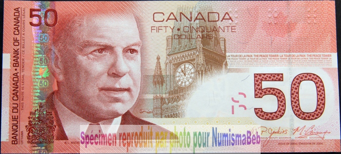 50 Dollars 2004 Canada 50 Dollars 2004 Canada