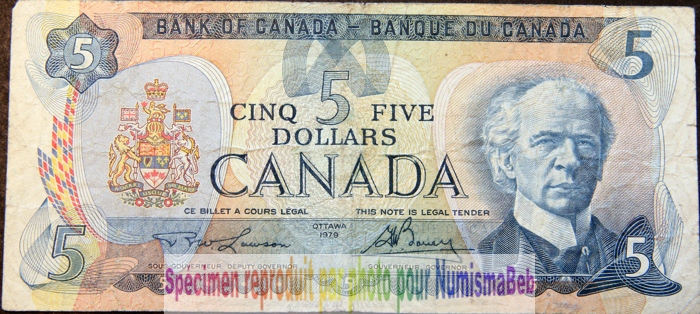 5 Dollars 1979 Canada