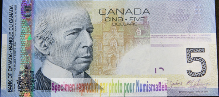 5 Dollars 2006 Canada