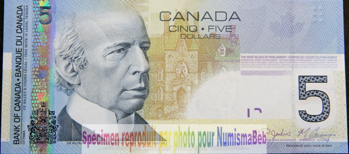 5 Dollars 2006 Canada