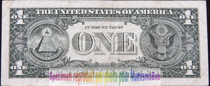 1 Dollar 2003 USA 100 Francs Belgique