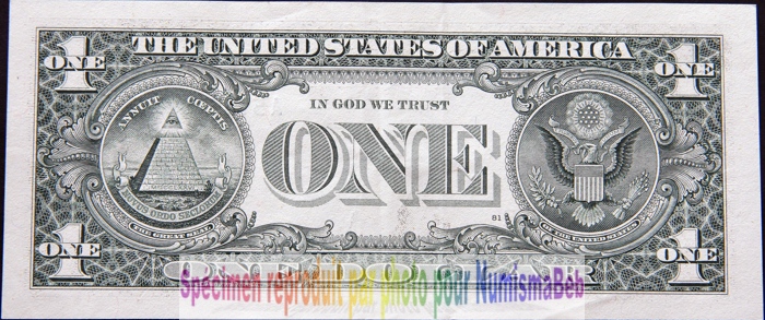1 Dollar 2009 USA 100 Francs Belgique