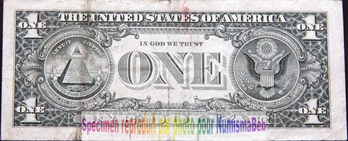 1 Dollar 2003 USA 100 Francs Belgique
