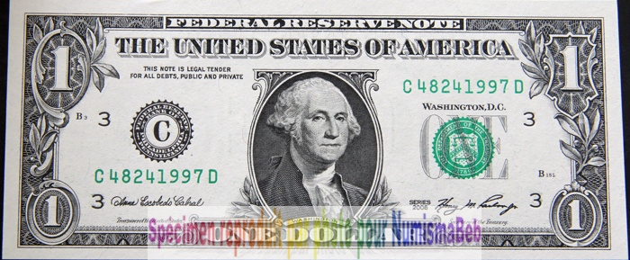 1 Dollar 2006 USA 1 Dollar 2006 USA