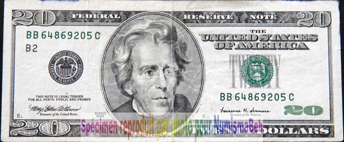 20 Dollars 1999 USA