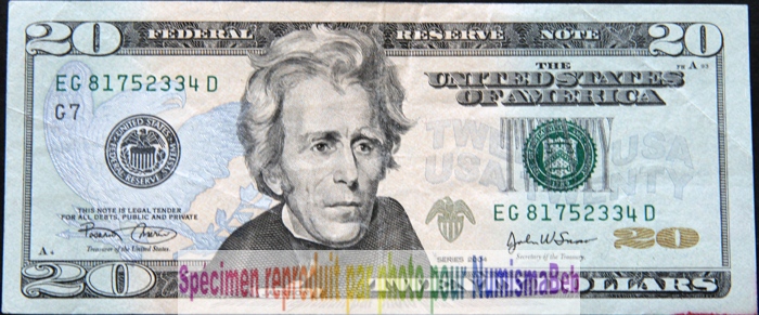 20 Dollars 2004 USA