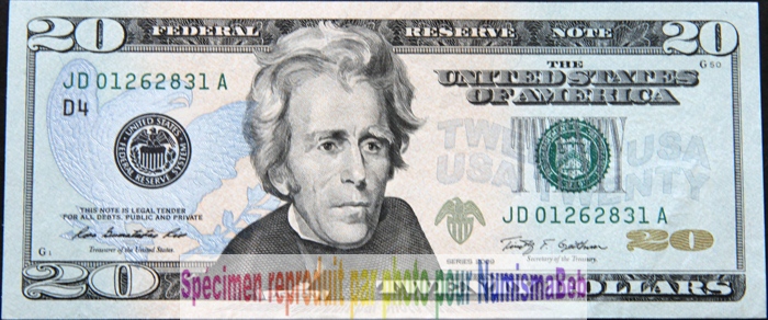 20 Dollars 2009 USA
