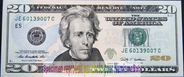 20 Dollars 2009 USA