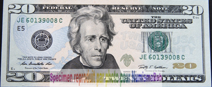 20 Dollars 2009 USA