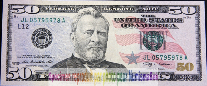 50 Dollars 2009 USA